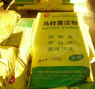 【廠家直銷 內蒙 奈倫25kg馬鈴薯淀粉 優質土豆生粉】價格,廠家,圖片,淀粉,上海欣發調味食品廠-